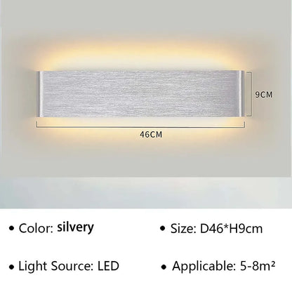 Contemporary LED Wall Light | Soft White Glow for Home