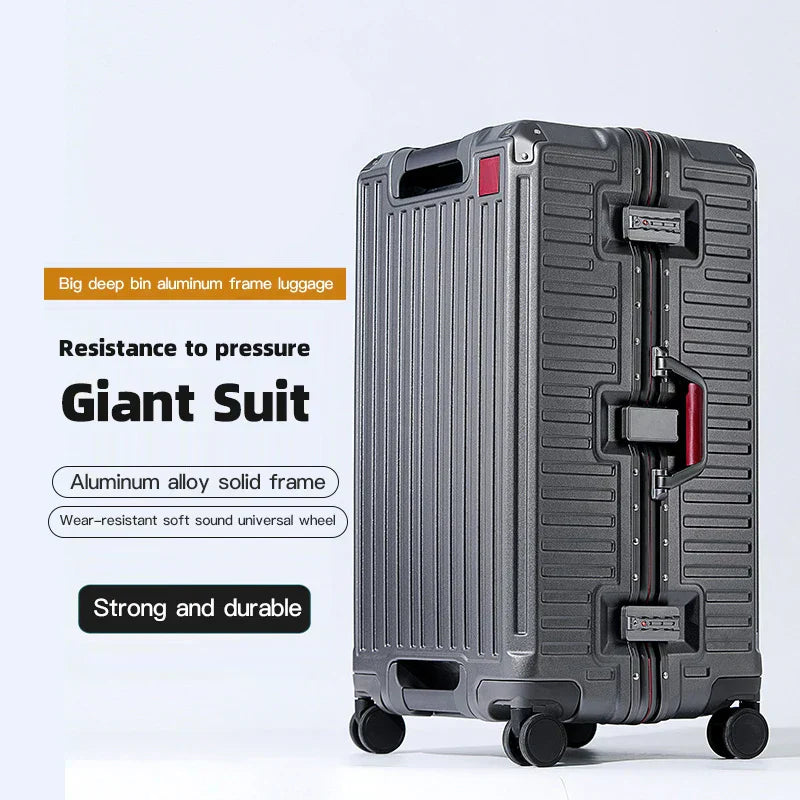 Sturdy Large Handle Travel Suitcase – Lisbon - Fesara