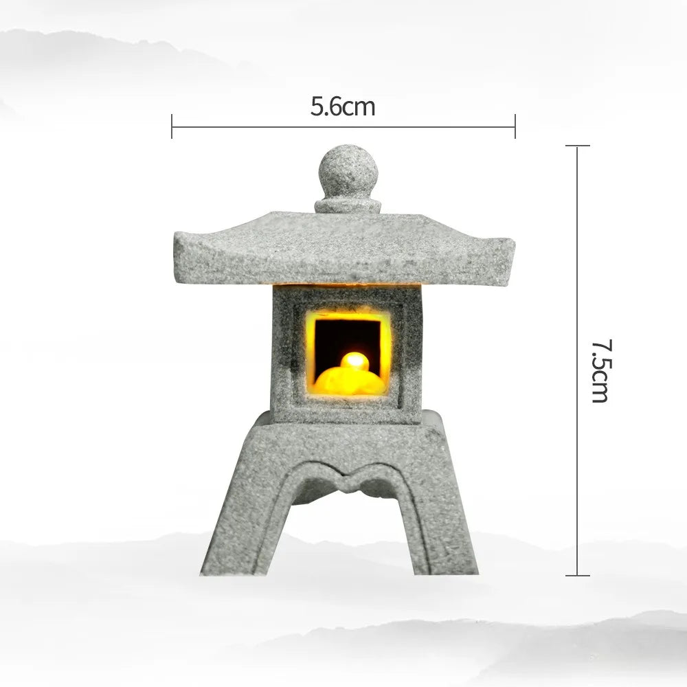 Natural Stone Mini Pagoda Garden Ornament