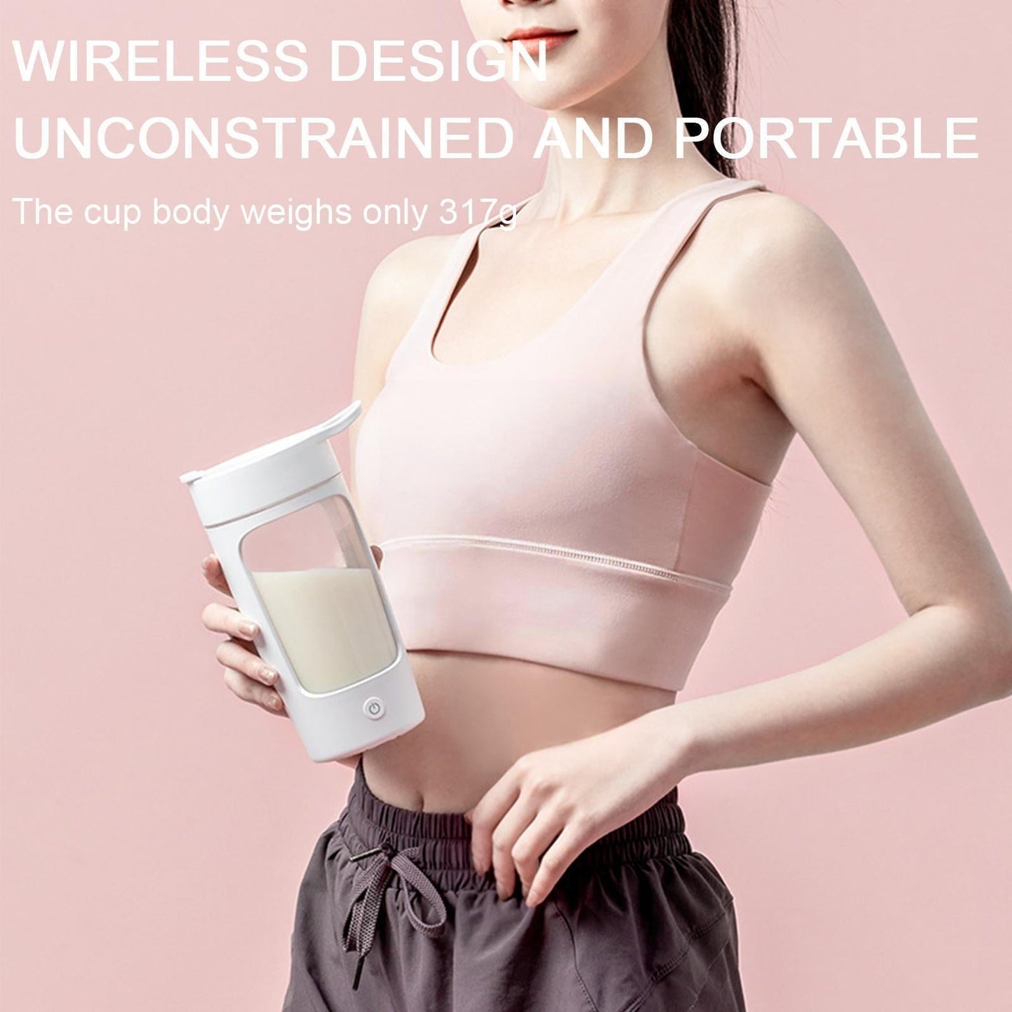 Powerful Portable Electric Shaker Blender