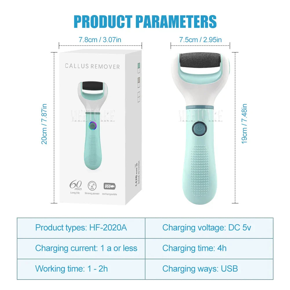 Rechargeable Foot Callus Remover for Dry Skin