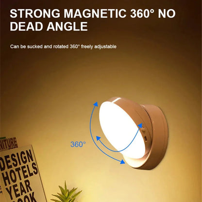 Bright Motion Sensor LED Nightlight with 360 Rotation