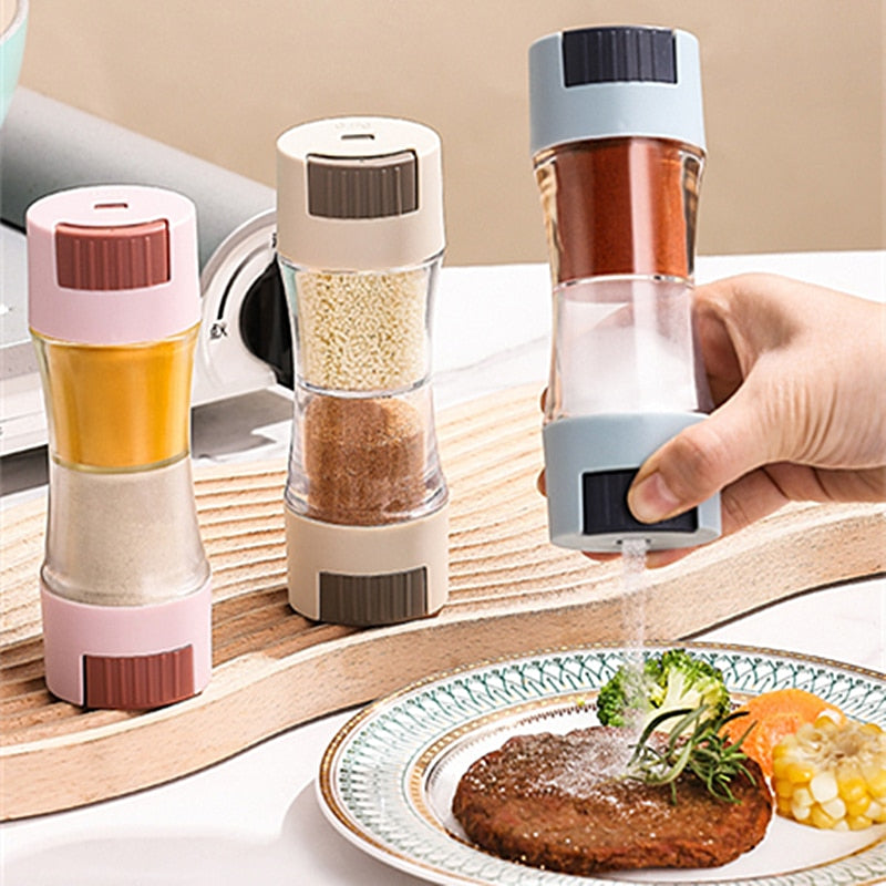 Easy Double Spice Shaker Container