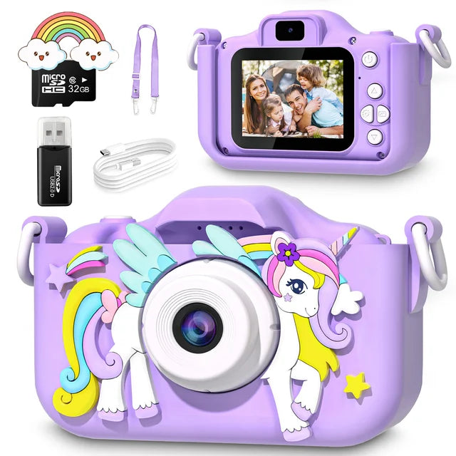 Fun Kids Digital Camera with 32GB Memory Card Kit
