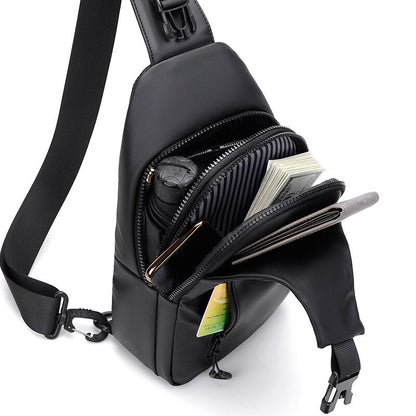 Waterproof City Crossbody Phone Bag with USB Charger