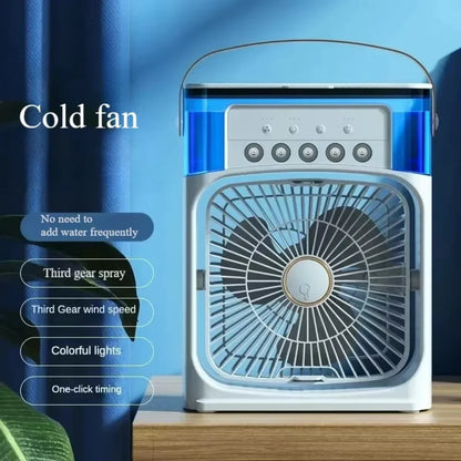 Compact Portable Air Cooler with Fan and Humidifier