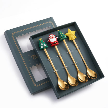 Holiday 4 Piece Santa Table Setting Set