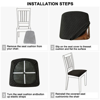 Waterproof Dining Chair Covers | Elastic & Washable