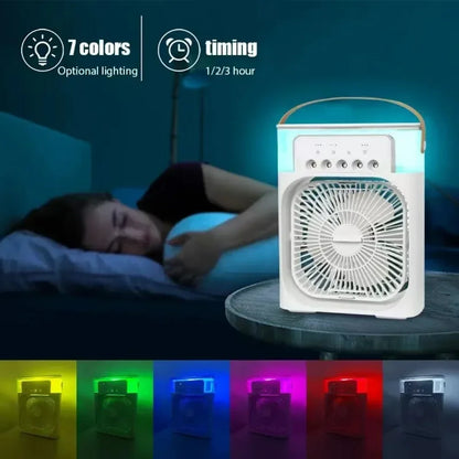 Compact Portable Air Cooler with Fan and Humidifier