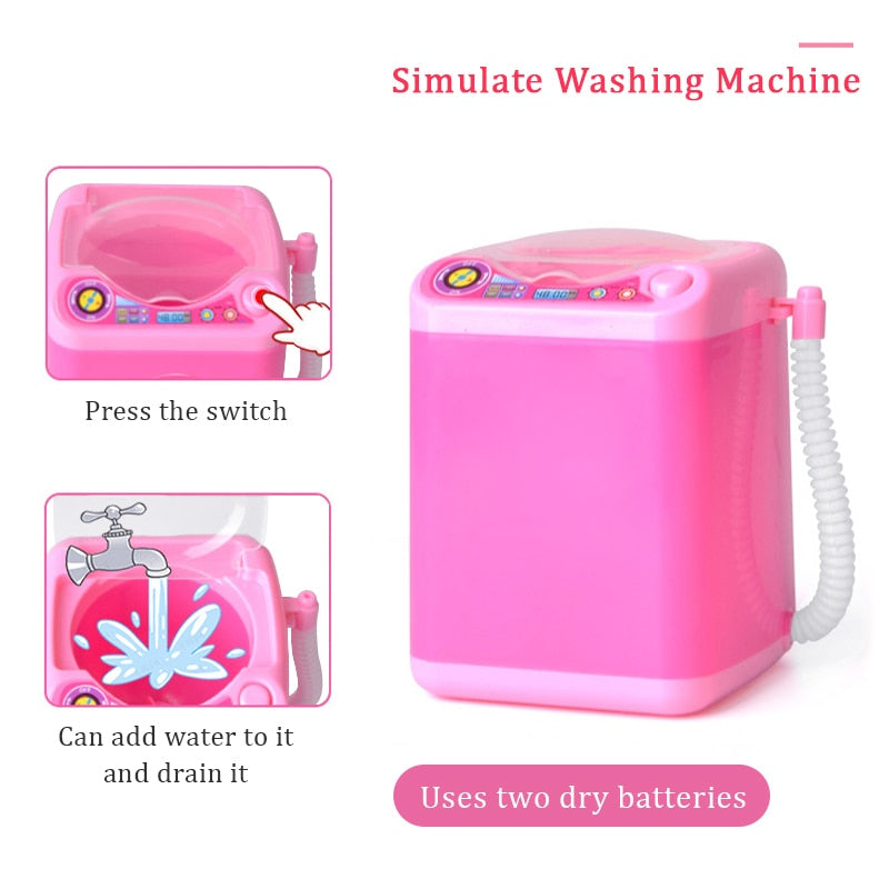 Portable Compact Makeup Brush Cleaning Tool