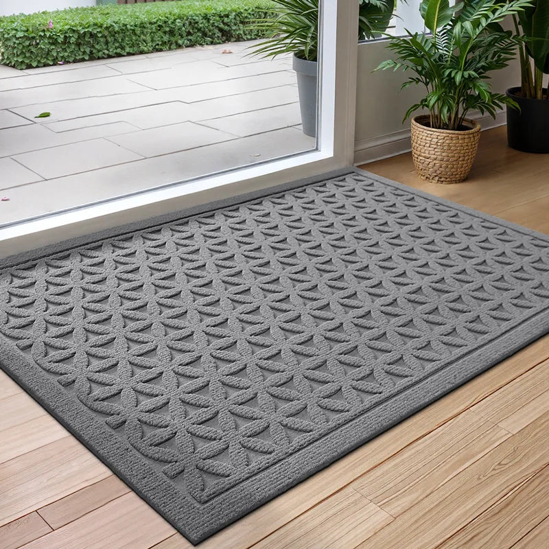 Durable Rubber Entrance Mat Non Slip Water Resistant