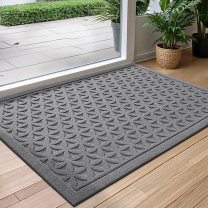 Durable Rubber Entrance Mat Non Slip Water Resistant