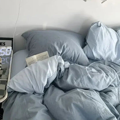 Soft Reversible Duvet Cover Set