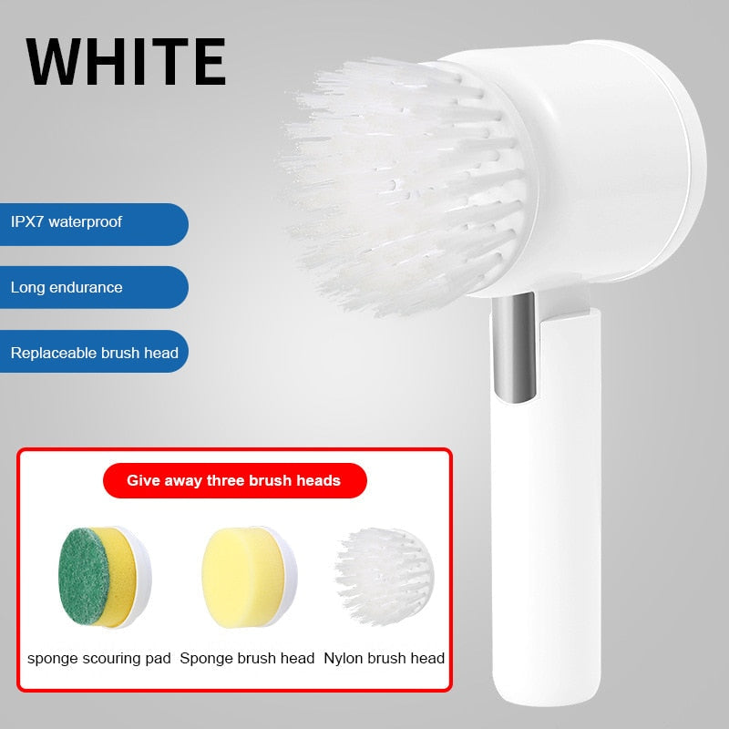 Powerful Electric Dirt Scrub Brush - Fesara