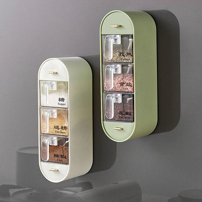 Space Saving Wall Mounted Spice Rack Organizer
