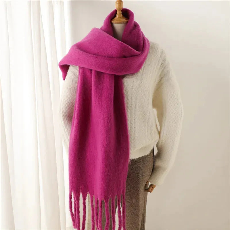 Cozy Solid Color Fesara Throw Blanket