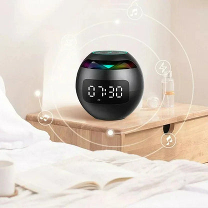 Wireless LED Clock Radio with Bluetooth and Colour Changing Light