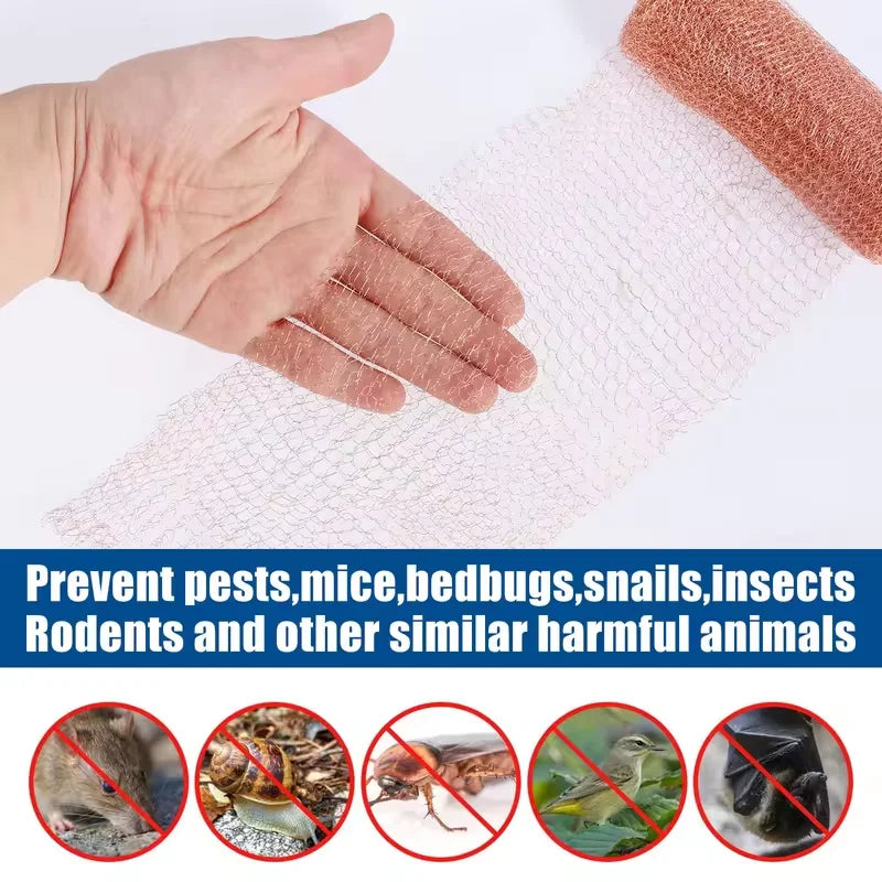 Garden Snail Barrier Copper Mesh Tape