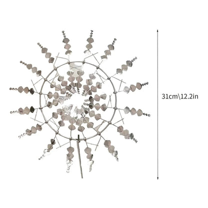 Colorful Solar Windmill Garden Spinner Ornament