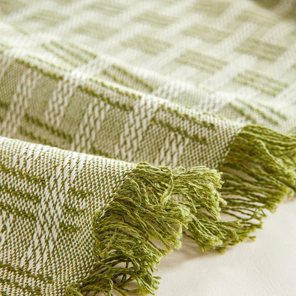 Plush Reversible Sofa Throw Blanket Extra Large