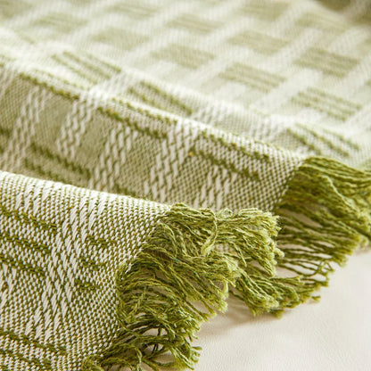 Plush Reversible Sofa Throw Blanket Extra Large