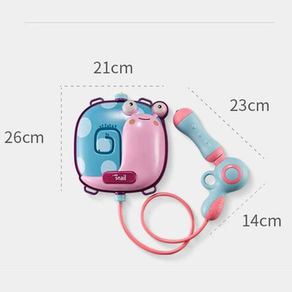Fun Kids Water Backpack with Squirt Gun