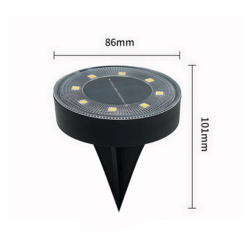 Outdoor Solar LED Ground Lamp Waterproof Automatic