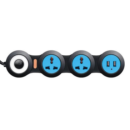 Compact Multi Plug Power Extension Cord