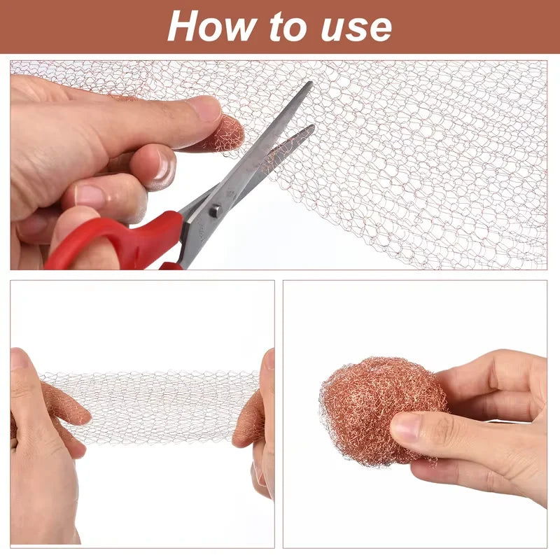 Garden Snail Barrier Copper Mesh Tape