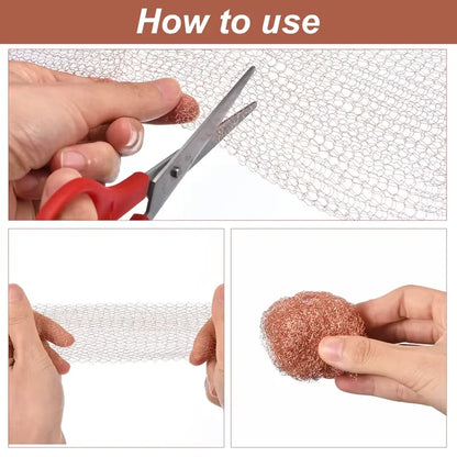 Garden Snail Barrier Copper Mesh Tape