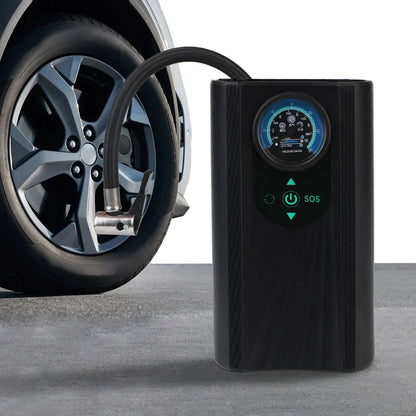 Compact 12V Air Compressor Pump for Car & Bike - Fesara
