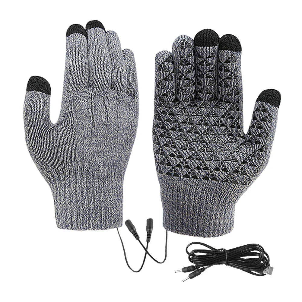 Warm Waterproof Cycling Gloves with USB Charging - Fesara