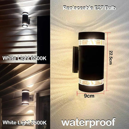 Outdoor LED Wall Light with Up Down Effect IP65 Waterproof
