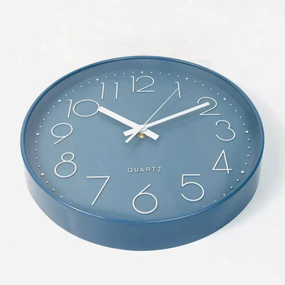 Quiet Small Simple Wall Clock – Contemporary Basic Style