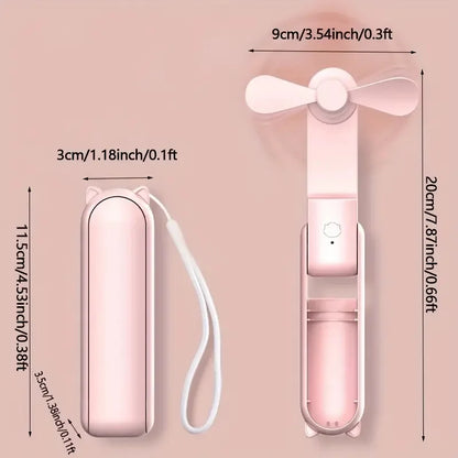 Portable Rechargeable Mini Handheld Fan