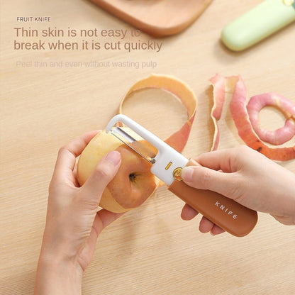 Compact 2-in-1 Veg Peeler Kitchen Knife Set