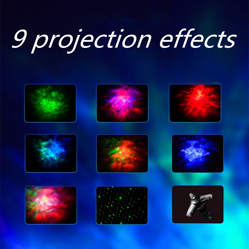 Cosmic Space Orb Projection Table Lamp