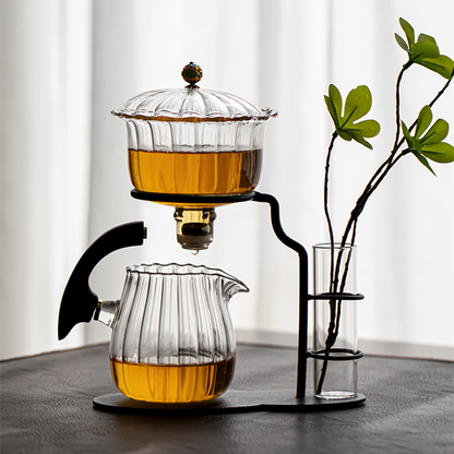 Green Leaf Magnetic Tea Infuser Set