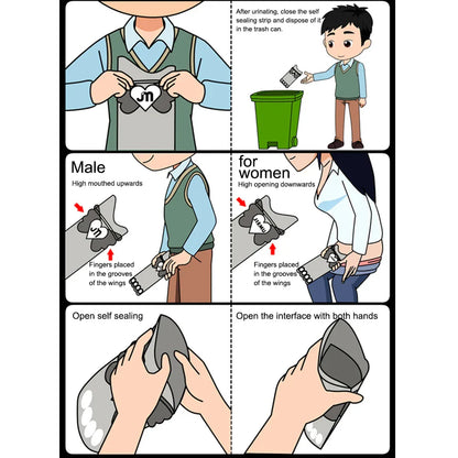 Emergency Portable Toilet Bags – Disposable Hygiene Kits