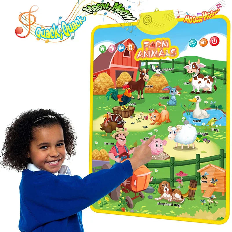 Fun Interactive English Learning Sound Board for Kids