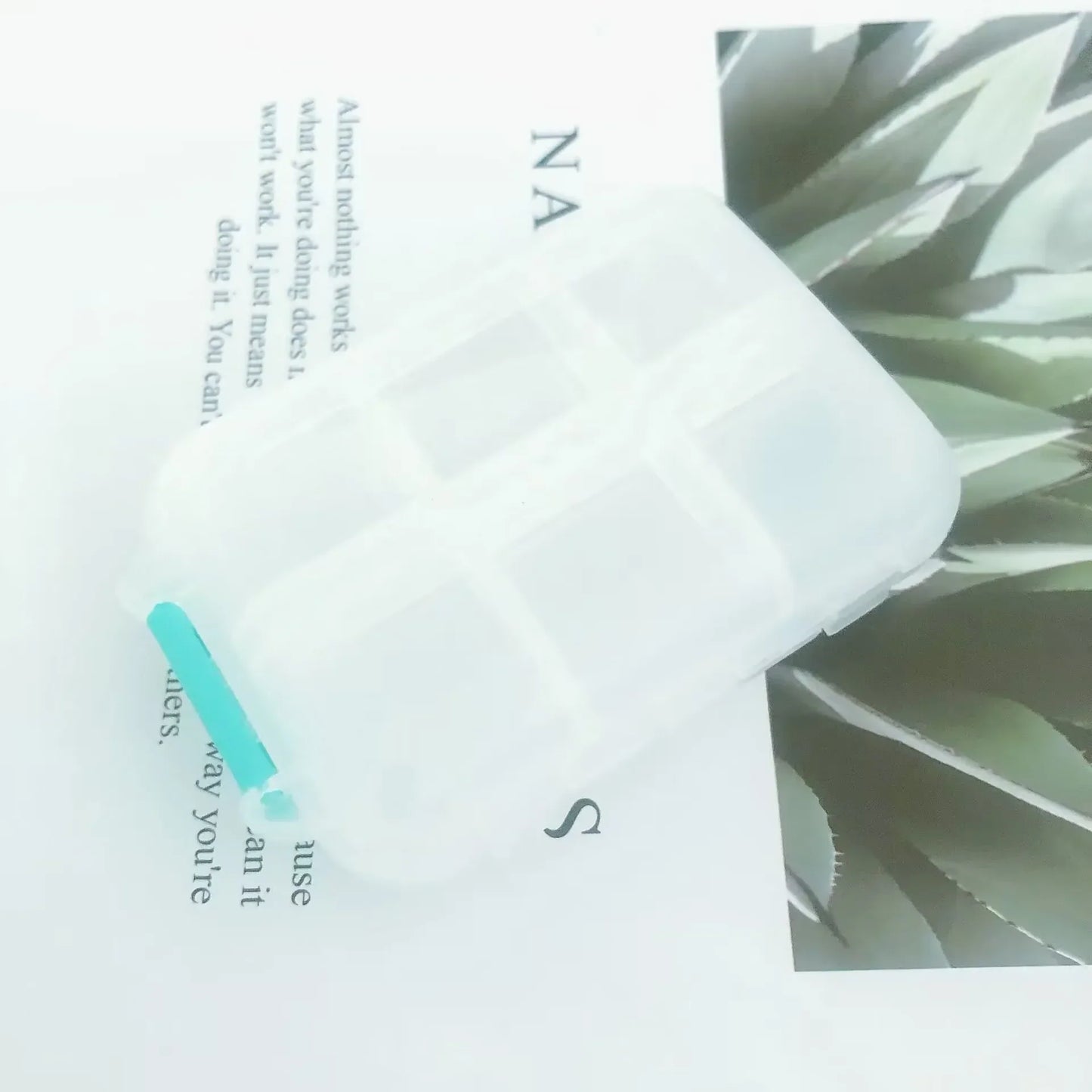 Portable Daily Pill Box Organizer