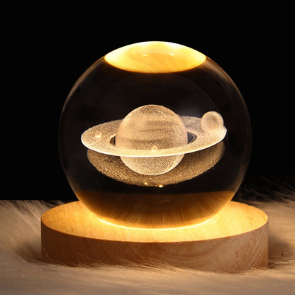 Sparkling Glass Orb Decorative Lamp - Fesara
