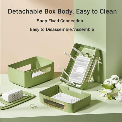 Wireless Router Storage Case with Cable Organizer