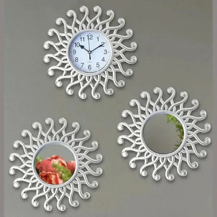 Elegant Watch and Decorative Mirror Set