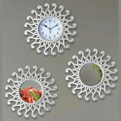 Elegant Watch and Decorative Mirror Set