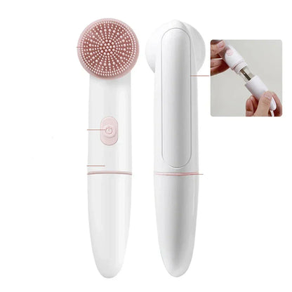 Portable Facial Cleanser and Massager Silicone Device