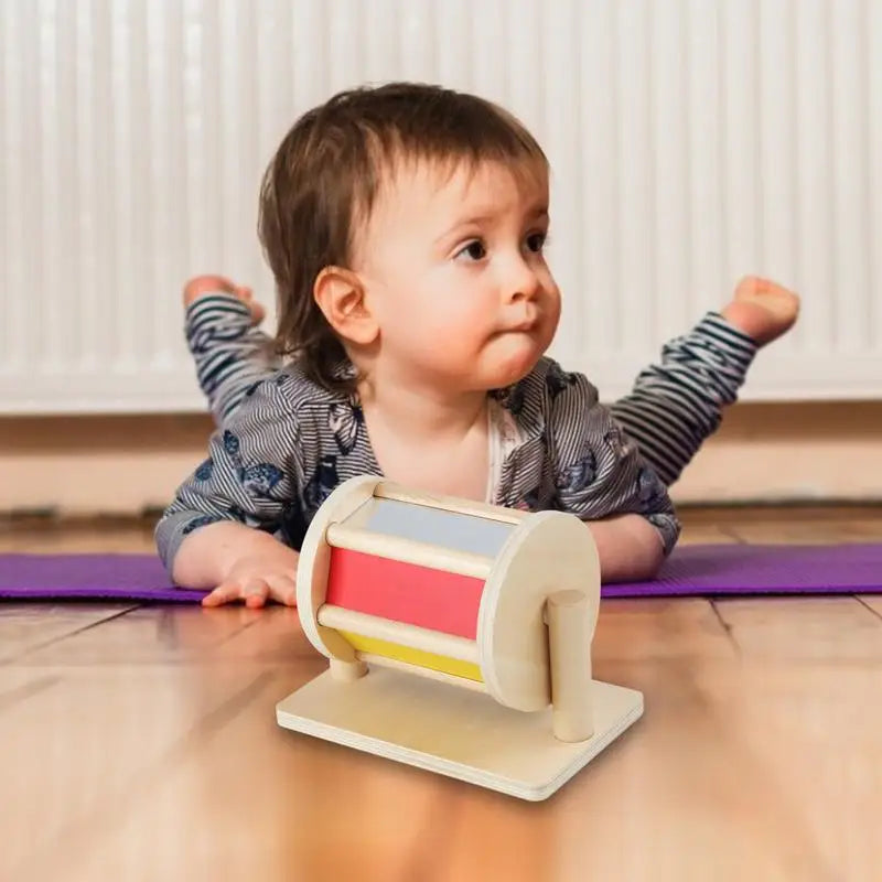Wooden Baby Rattle and Sorting Toy