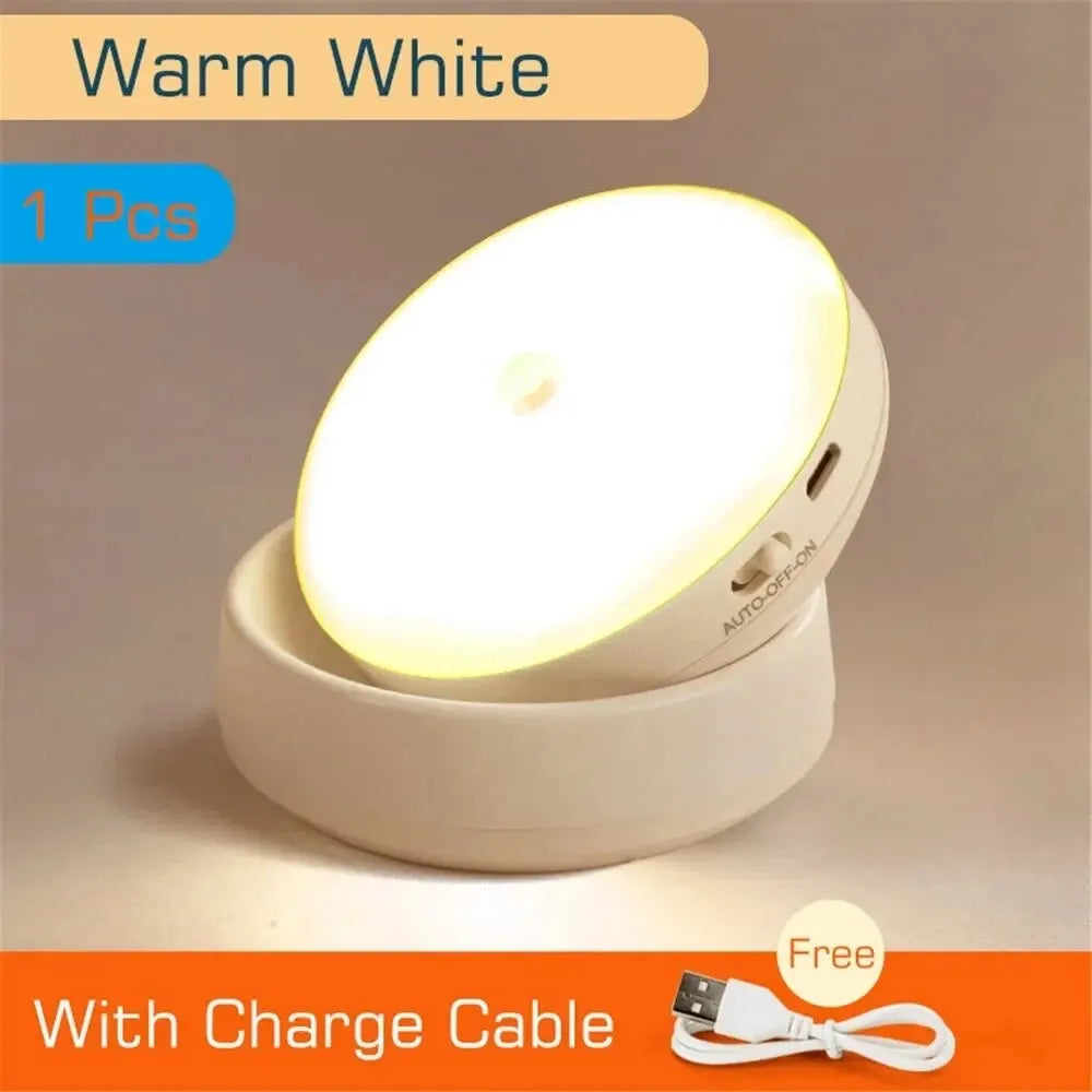 Bright Motion Sensor LED Nightlight with 360 Rotation