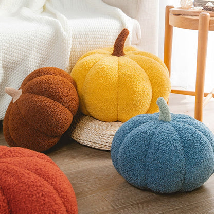 Cozy Orange Autumn Decorative Throw Pillows