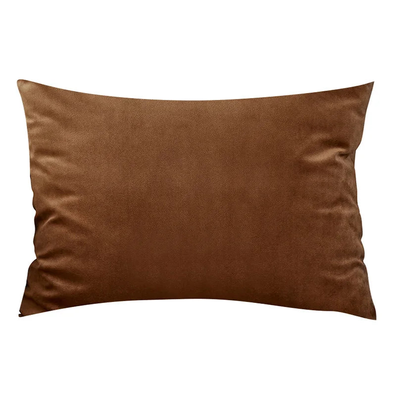 Soft Velvet Pillow in Bright Pastel Shades